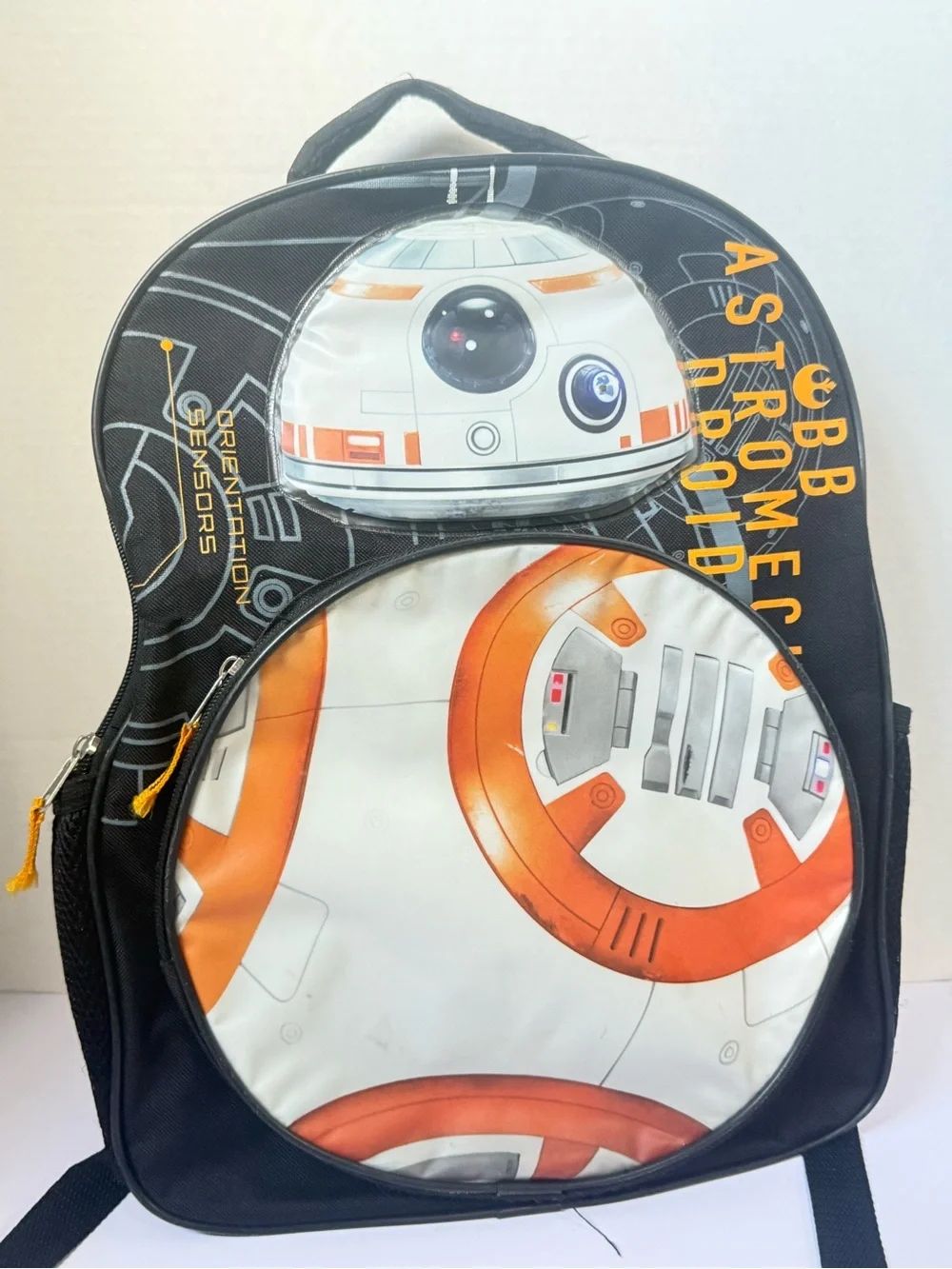 BB-8 Themed Black and Orange Boys' Backpack